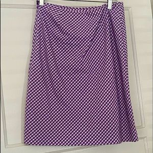 Purple extended skirt